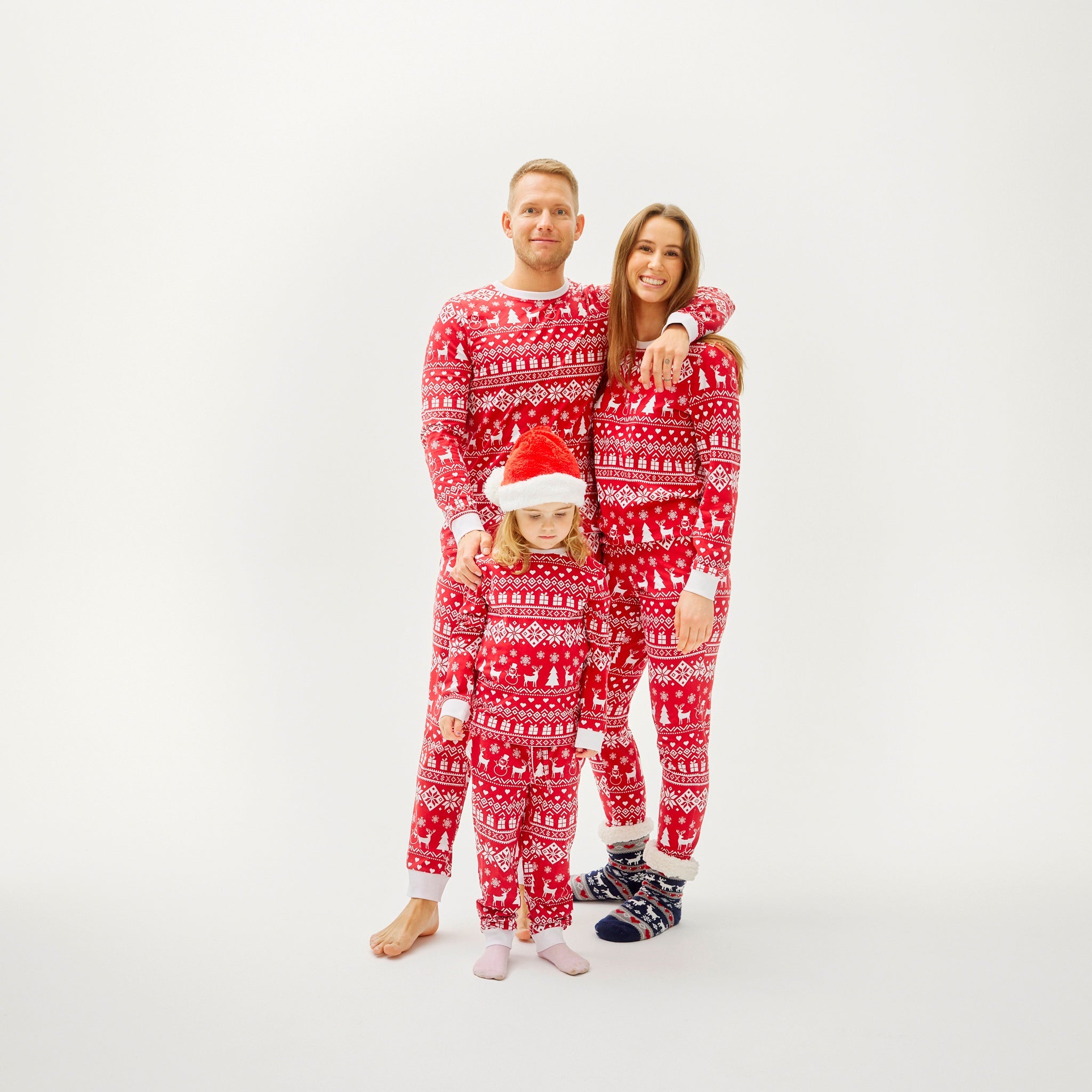 The Peaceful Pyjama De Noël Bordeaux - Enfants
